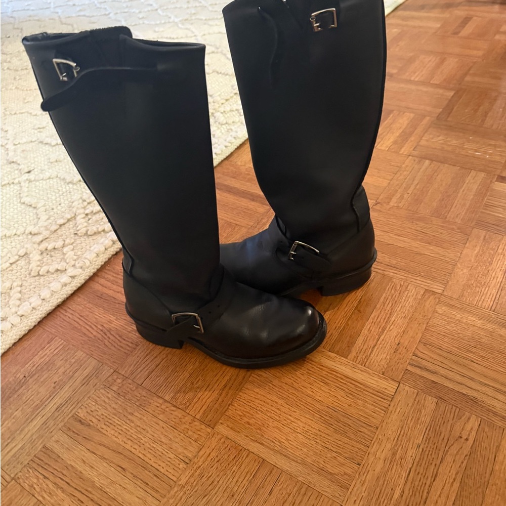 Frye Black Heeled Boots